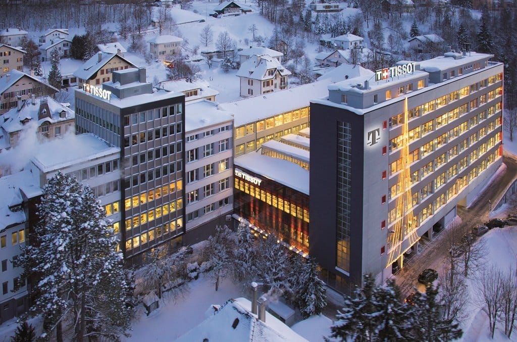 Trụ sở chính của Tissot tại Le Locle, Thụy Sỹ năm 2012